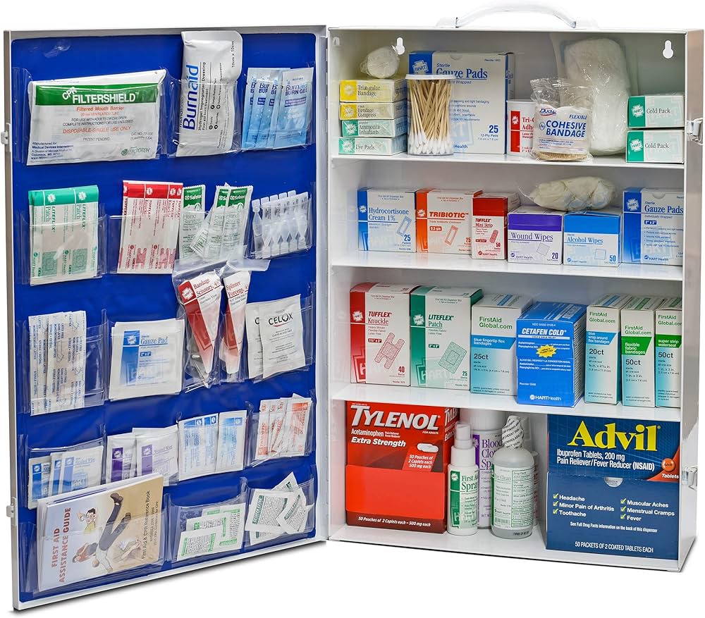 0172B - 4 Shelf First Aid Cabinet